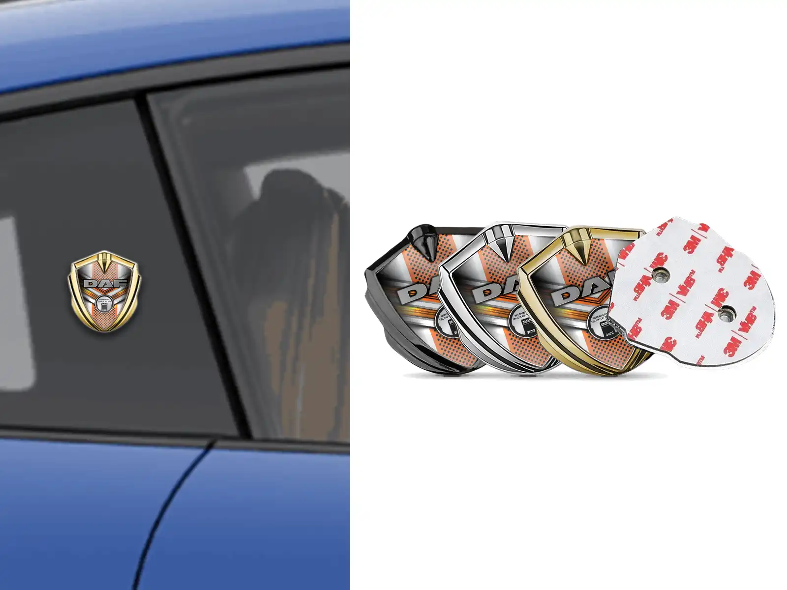 Daf Emblem Fender Badge High-End Look Drift Style